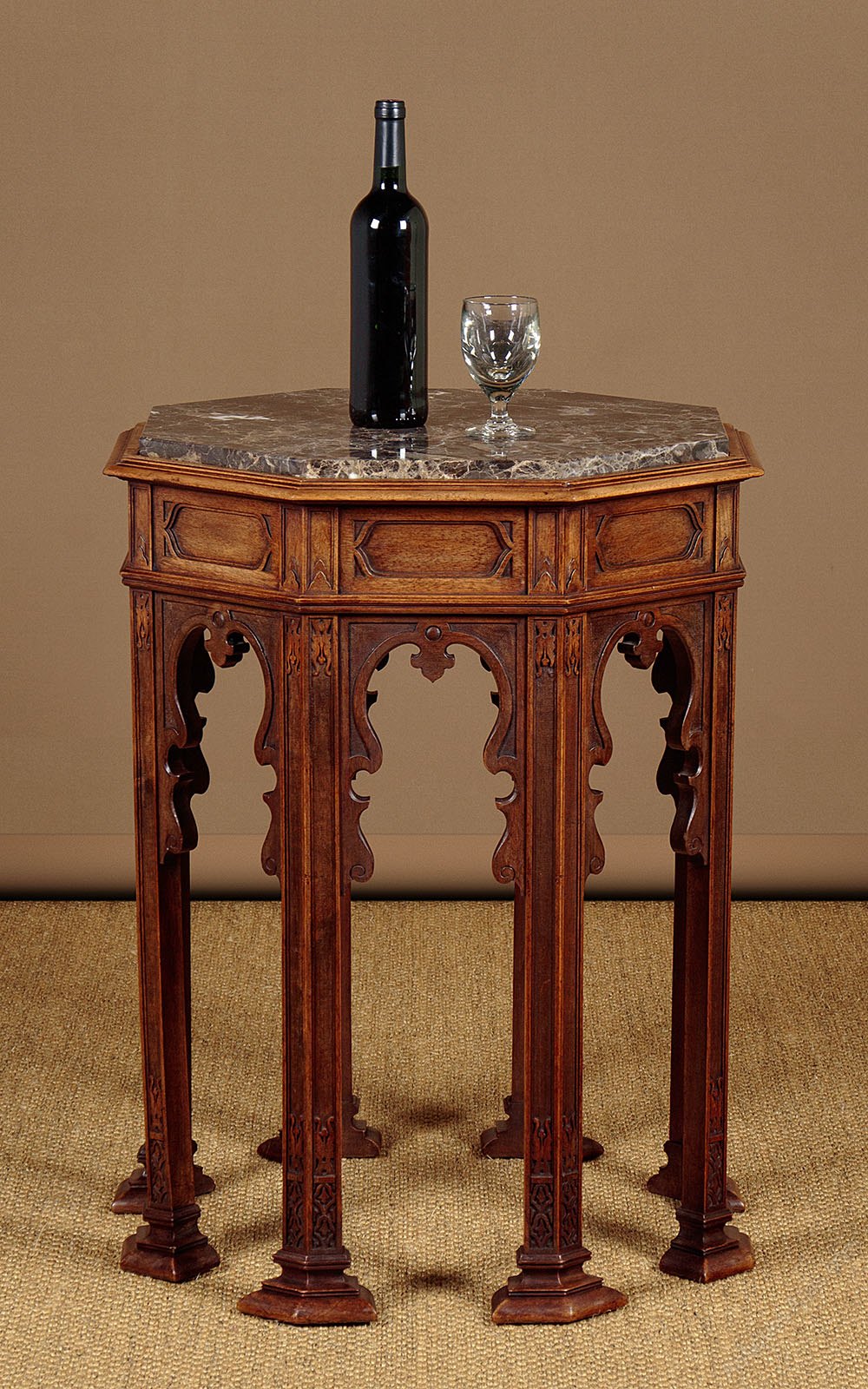 Octagonal Marble Top Wine Table C.1910 ac049a9396 / 36193 Antiques Atlas