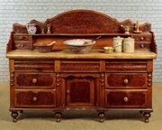 Painted Pine Kitchen Dresser C.1890