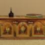 Painted Pine Marriage Chest Dated 1885