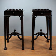 Pair Kettle Stand Side Tables.
