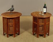 Pair Of Arabic Side Tables C.1960
