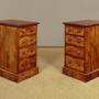 Pair of Bedside Drawer Pedestals c.1870