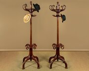 Pair Of Bentwood Hallstands By Thonet C.1910