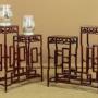 Pair of Chinese Two Tier Stands c.1930