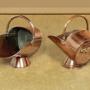 Pair of Copper Coal Scuttles c.1880