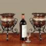 Pair of Copper & Wrought Iron Planters c.1890
