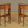 Pair of Demi-Lune Bedside Tables c.1920