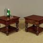 Pair of Low Oak Side Tables