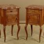 Pair of Marble Top Bedside Cabinets c.1920