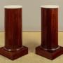 Pair of Marble Top Column Pedestals c.1900