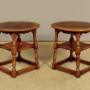 Pair of Oak Side Tables