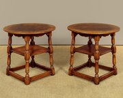 Pair Of Oak Side Tables