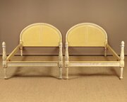Pair Of Painted Beds C.1920