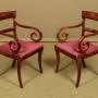 Pair of Regency Rosewood Armchairs c.1830