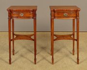 Pair Of Satinwood Side Tables C.1910