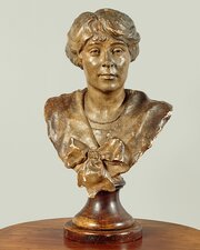 Plaster Bust Of A Lady C.1918