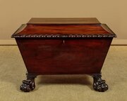 Regency Mahogany Sarcophagus Cellarette C.1830