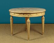 Round Marble Top Dining Table C.1960