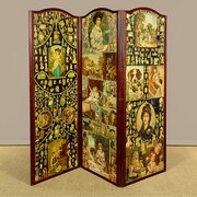 Scrap Work Folding Screen C.1890