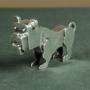 Silver Bulldog Vesta Hallmarked London 1907