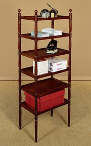 Six Tier Mahogany Shelves Or What-Not C.1880