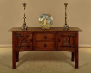 Small 17th.c. Style Oak Dresser Base By Rackstraw