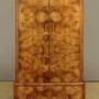 Small Art Deco Burr Walnut Wardrobe c.1930