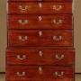 Small George III Mahogany Chest on Chest c.1800