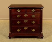 Small Georgian Mahogany Chest Of Drawers C.1780