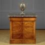 Small Marble Top Walnut Commode c.1840