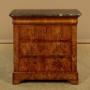 Small Walnut & Marble Top Commode c.1840