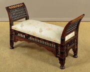 Syrian Pearl Inlaid Window Seat C.1920