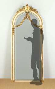 Tall Mirror Or Pier Glass C.1930