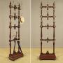 Tall Walnut Hall Stand c.1880