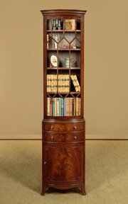 Very Narrow Pencil Bookcase C.1960