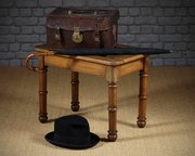 Victorian Mahogany Luggage Stand C.1880.