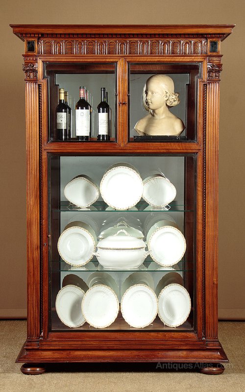 Walnut Display C.1910 Antiques Atlas