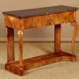 Walnut & Marble Top Console Table c.1860