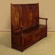 Welsh Oak Box Settle C.1740