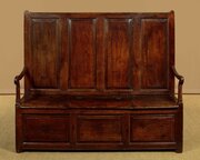 Welsh Oak Box Settle C.1740