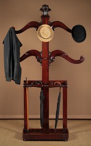 William IV Mahogany Hall Tree C.1835.