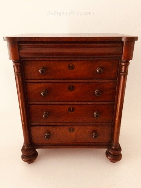 A Miniature Apprentice Scottish Chest Of Drawers Antiques Atlas