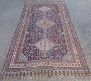 Antique Khamseh Large Rug Carpet Size. 302cm X 158