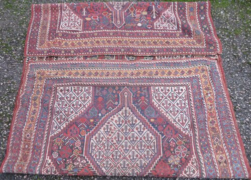 Antique khamse rug※今だけお値下げ！ Antiques Atlas - ANTIQUE KHAMSEH TRIBAL MAIN CARPET. 303CM X 164CM