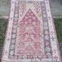 Antique Turkish Konya Prayer Kilim Rug.soft Colour