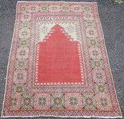 Antique Turkish Mudjur Prayer Rug. 168cm X 126cm.