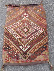 Attractive Antique Turkish Grain Or Clothes Sack 