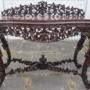 Anglo-indian Rosewood Serpentine Side Table.