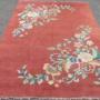 Antique Art Deco Peach Ground Chinese Rug Carpet