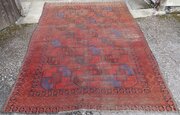 Early Antique Afghan Ersari Main Carpet Rug. 282cm